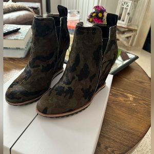Dolce Vita Camo Calf Hair Gianna Bootie